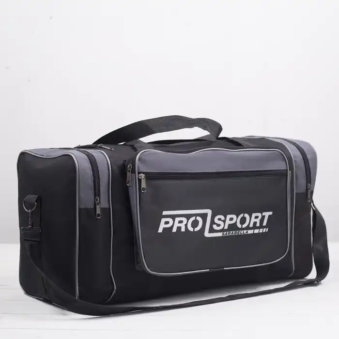 Bolsa deportiva con compartimento y cremallera para hombre y mujer, bolso  deportivo con 3 bolsillos exteriores, color negro/gris, para entrenamiento,  gimnasio y entretenimiento|Bolsas de gimnasio| - AliExpress
