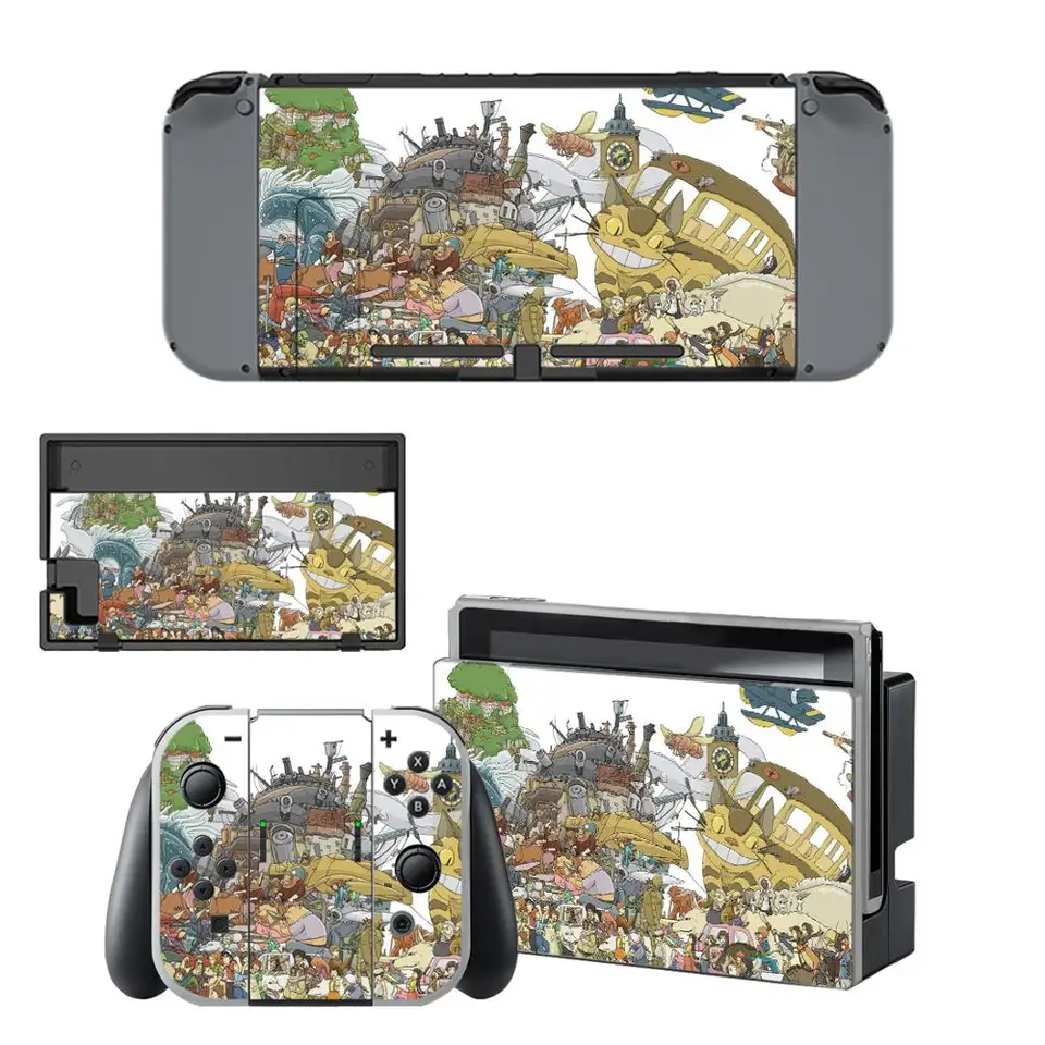 spirited away nintendo switch skin