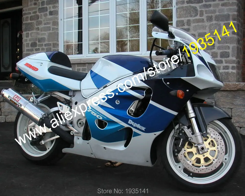 Для Suzuki SRAD GSX R600 96 97 98 99 GSXR 600 750 1996 1997 1998 1999 послепродажные Обтекатели для