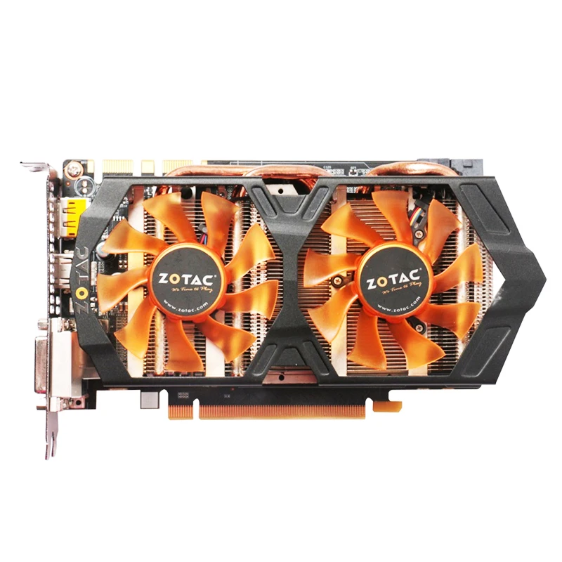 Оригинальные видеокарты ZOTAC GeForce GTX 660 2GD5 2 Гб Thunder Edition PD GPU бит GDDR5 видеокарта GTX660 GK106