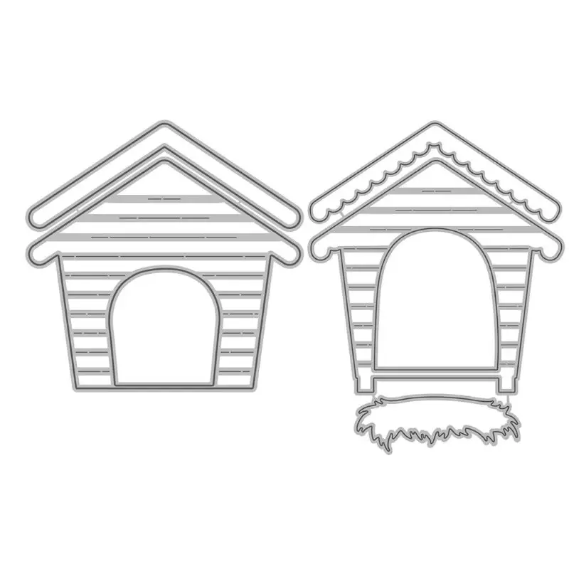 Animal House Box Metal Cutting Dies Stencil DIY Scrapbooking Embossing Paper Card Craft