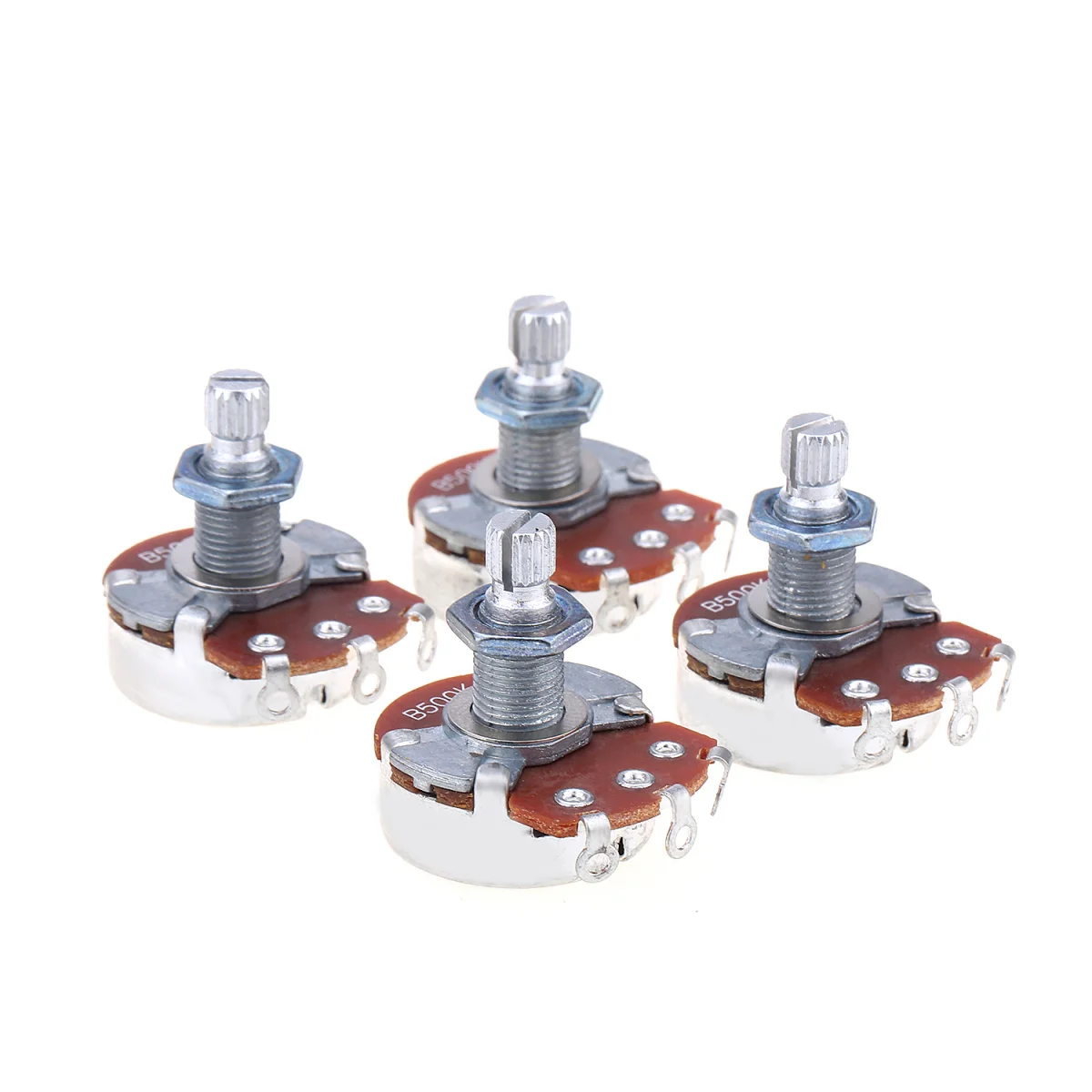 Alpha Full Metric Sized Split Shaft Control Pots Audio Taper B500k