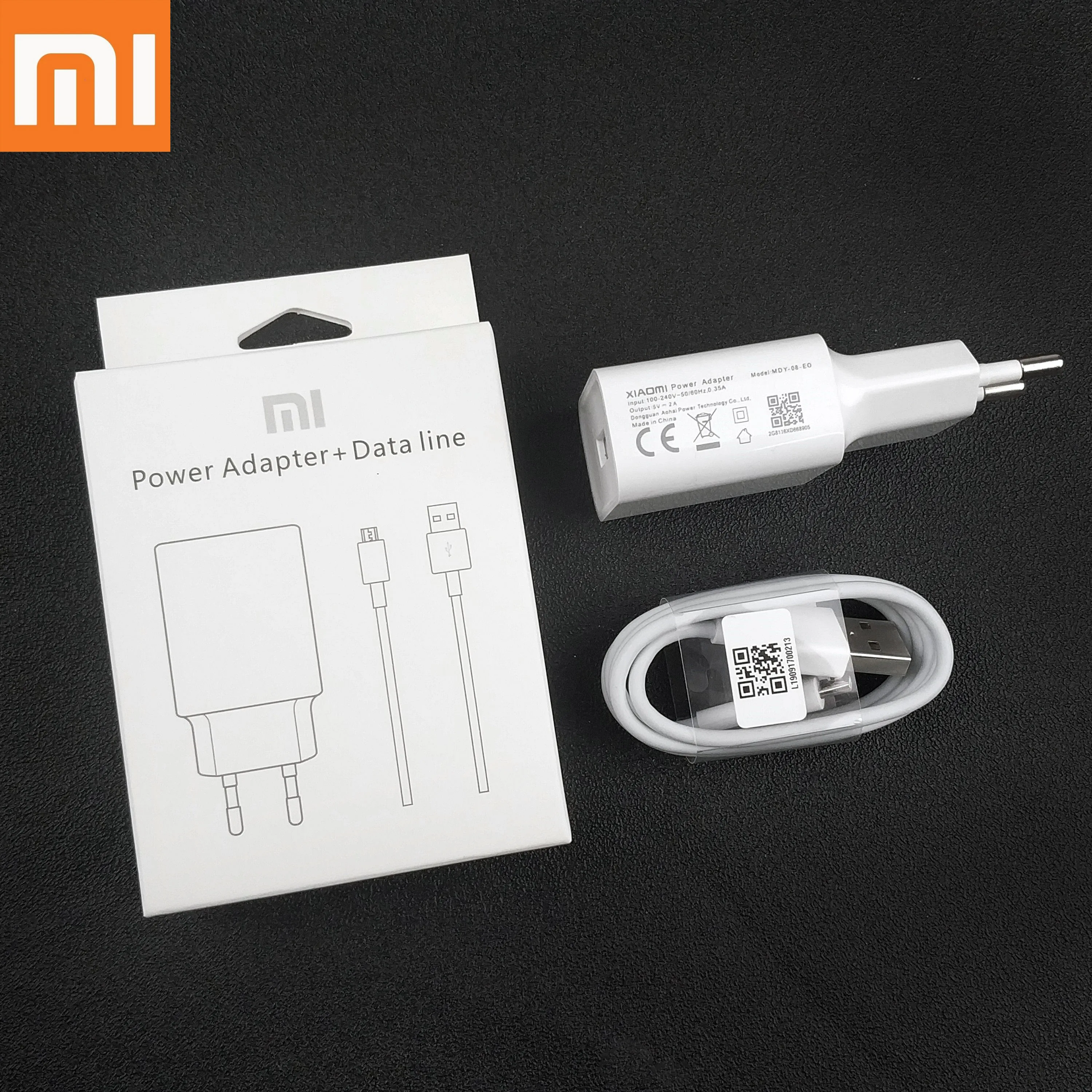Зарядное устройство XiaoMi RedMi 4X оригинальный кабель Micro usb 10 Вт дорожный EU адаптер