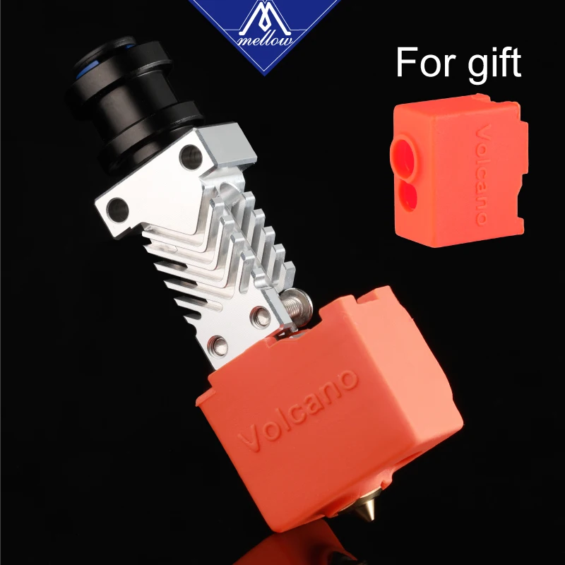 Hotend com Ventilador de Refrigeração para Bowden Mellow Impressora Zona-vulcão Aquecedor Bloco Kit E3d v6 J-head Extrusora Vulcão Bico 3d nf - Imagem 6