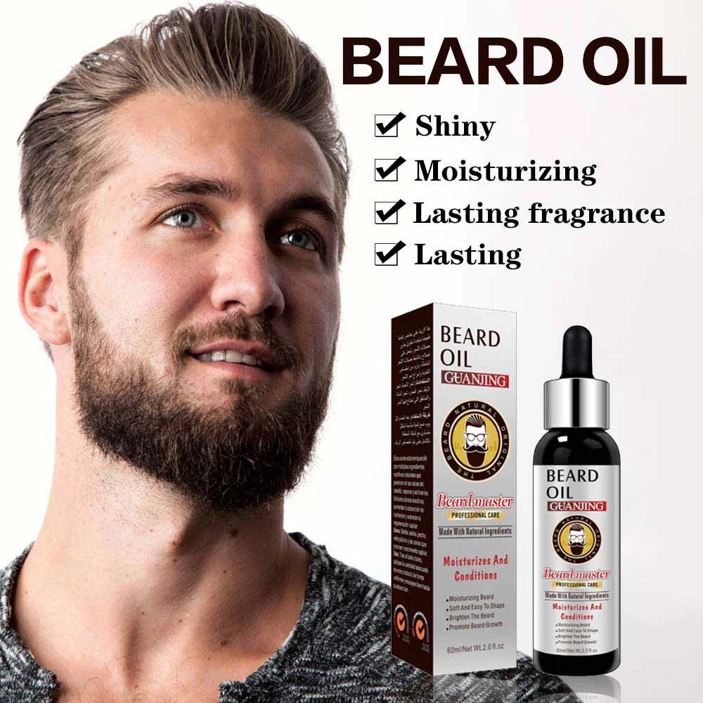 Mustache-Essence Beard-Oil Anti-Hair-Loss-Grow Oil-Thicker Fuller Natural-Ingredients