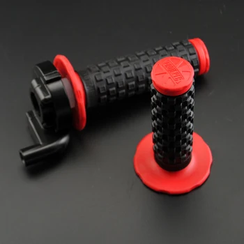 

Red Hand Throttle Grips Cable for Dirt Pit Bike Pocket Bike Mini Bike