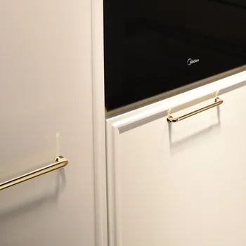 European Luxury Gold Zinc Alloy Cabinet Handles and Knobs Kitchen Cupboard Wardrobe Door Pulls Furniture Handle Hardware