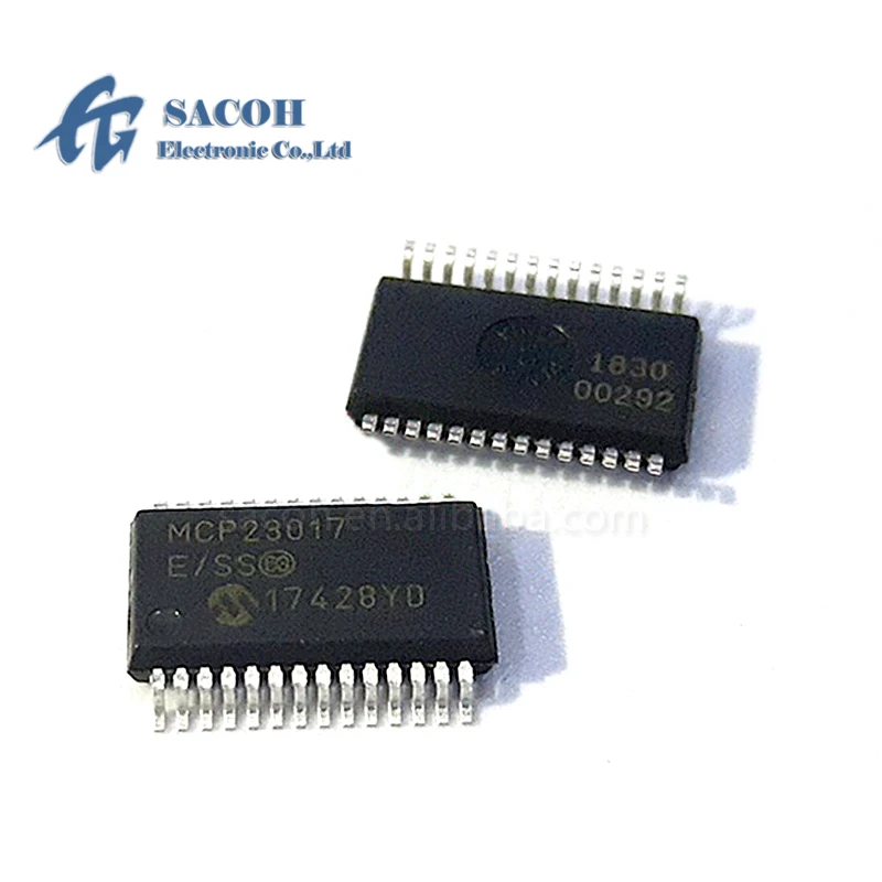 

1PCS/lot New OriginaI MCP23017-E/SS or MCP23017-E/SO or MCP23017 MCP23S17-E/SS SSOP-28 16-Bit I/O Expander