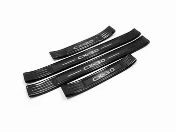 日産キャシュカイ J11 2017 2018 2019 アクセサリーステンレススチールドアシルスカッフプレートガードプロテクター車のスタイリングオートステッカー