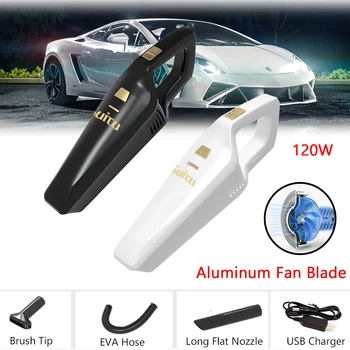 

Portable Vacuum Cleaner for Car Home Daul-use 120W Wired/Wireless Car Vacuum Cleaner Wet And Dry Handheld Auto Vacuum Cleaner