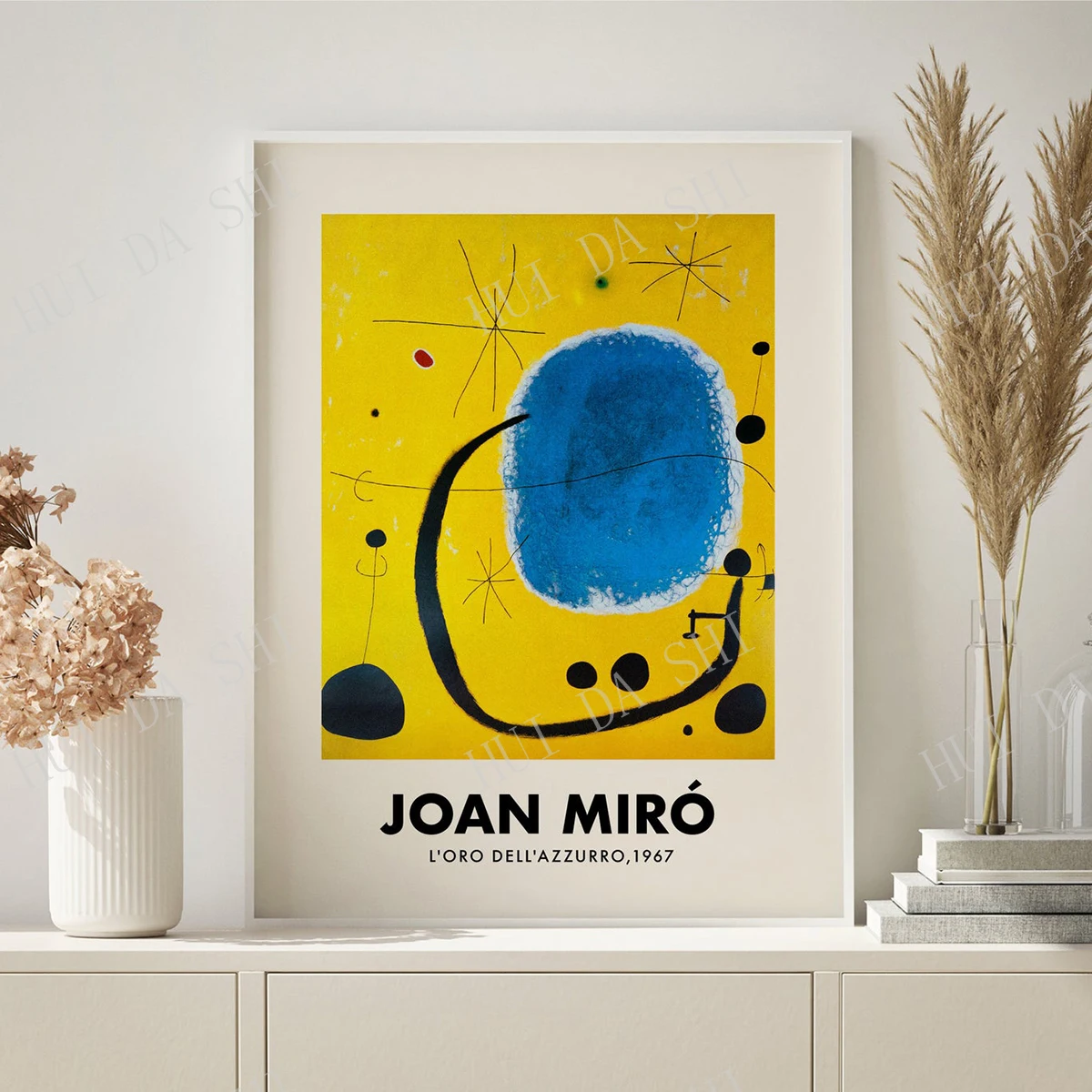 Wall Art Exhibition Poster | Joan Miro Poster | Miro Paintings | Painting - Painting Calligraphy -