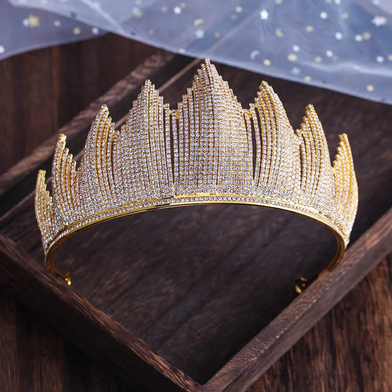 

Wedding Bridal Mermaid Crowns and Tiaras Princess Crown for Girls Queen Gold Pageant Crowns for Women Bride Luxury Hair Jewelry