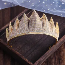 Свадебные короны и диадемы русалки короны принцессы для девочек короны королевы золотые короны для торжеств для женщин невесты роскошные украшения для волос