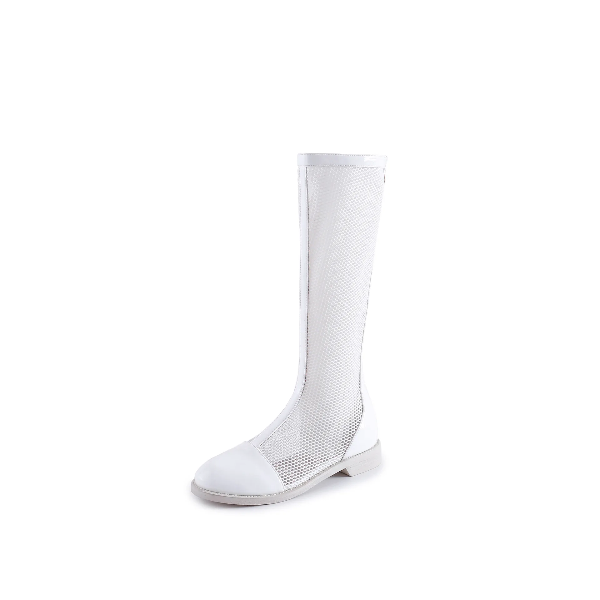 

MFYB Women's boots 2019 summer new European and American style comfortable low-heeled breathable summer boots large size 34-44