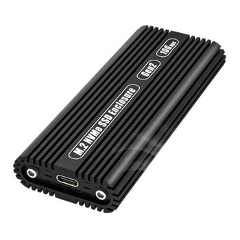 

Case NVME M.2 Ssd Case Type-C Port USB 3.1 SDD Enclosure 10Gbps NGFF Transmission Hard Drive Enclosure HDD Cases
