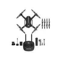 Holy Stone HS700 Радиоуправляемый Дрон gps бесщеточный мотор 5G 1080P FHD wifi FPV Drone 400M FPV gps RC вертолет Квадрокоптер - Цвет: Черный