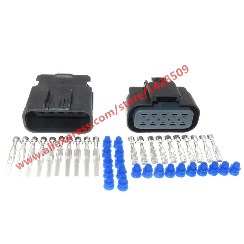 

10 Sets 10 Pin/Way 2.8mm Female Male Waterproof Auto Connector Wire Plugs For Cars15326661 15326660
