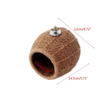 

Handmade Hemp Rope Bird Nest Bed Toy for Budgie Parakeet Cockatiel Conure Canary