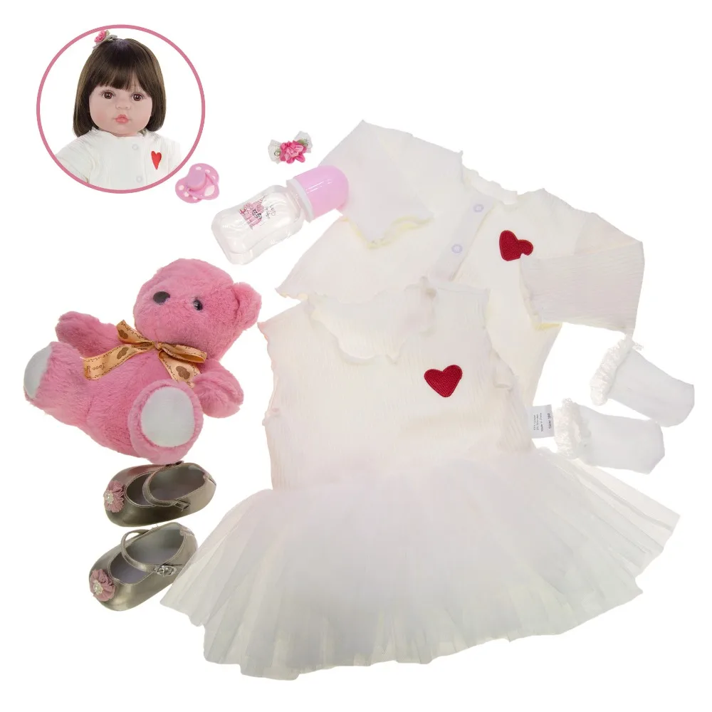 60 см силиконовые игрушки Reborn Baby Doll 24 дюйма силиконовые виниловые принцессы для малышей куклы живые bebes reborn подарок на день рождения