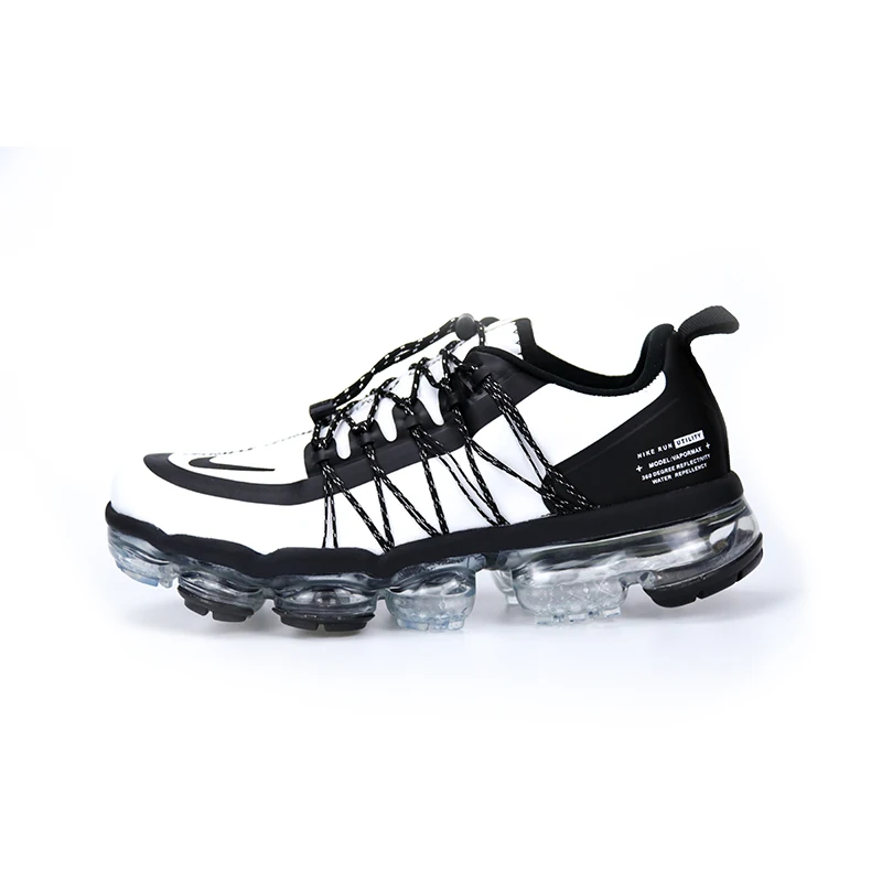 Оригинальные подлинные мужские кроссовки для бега Nike AIR VAPORMAX, уличная спортивная обувь, удобная дышащая и прочная AQ8810-010 - Цвет: black white