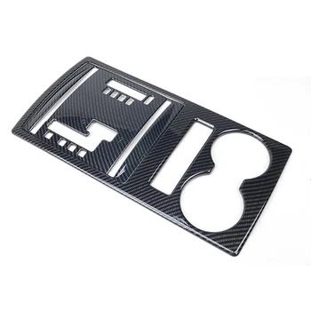 

for Mitsubishi PAJERO 2007-2019 Car Central Control Gear Shift Panel Cover Water Cup Trim Frame Inner Accessories