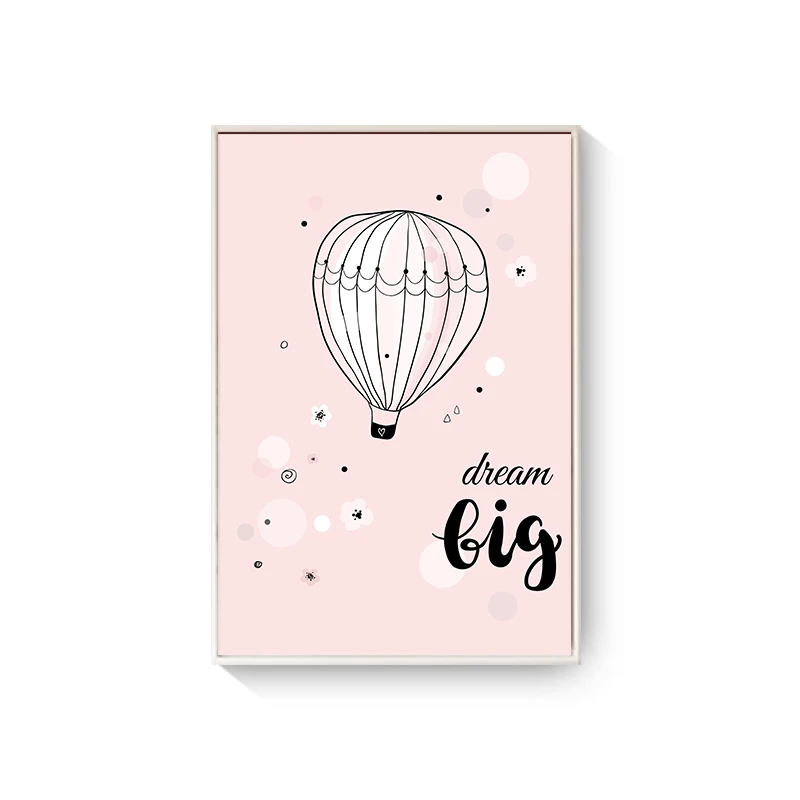 Nursery-Cartoon-Posters-Litter-Pink-Girl-Swing-Balloon-Canvas-Painting-For-Kid-s-Room-Wall-Decor (8)