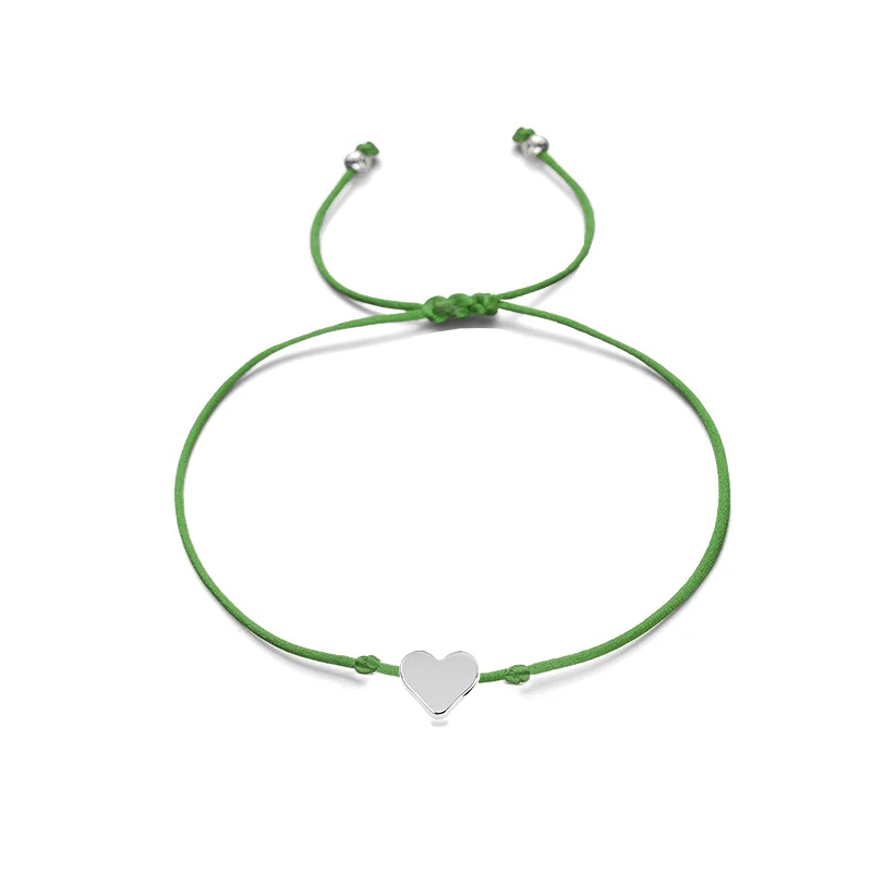 Bracelet Jewelry Bohemian Love Heart Rope Bracelet Adjustable Couple