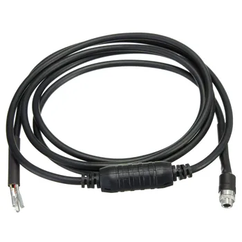 

Hot 3.5MM 12PIN AUX Auxiliary Wire Black Audio Female Music Cable For BMW E60 E63 5 6 Series