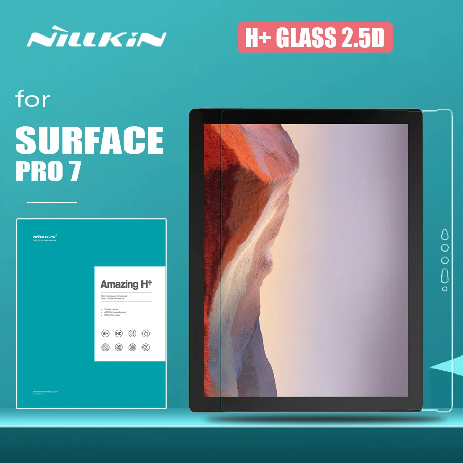 Для microsoft Surface Pro 7 стекло Nillkin H+ 2.5D прозрачное закаленное стекло протектор экрана для microsoft Surface Pro 7 стекло Nilkin