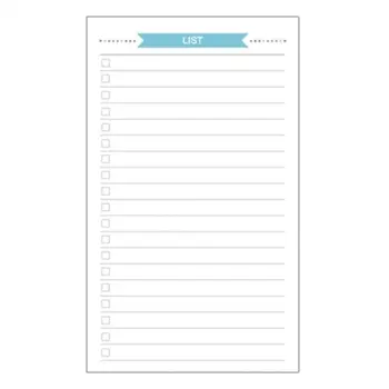 

40 Sheets A5 Size 6-Hole Paper Refills For Notebook Planner Journal Dairy
