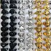 20pcs Skull Ring Punk Vintage Skeleton Rings Mens Womens Styles Mixed Gothic Hiphop Jewelry 3