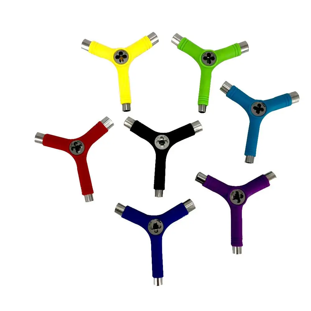 

Skateboard Y-type Wrench Multi-functional Skateboard Y-wrench Small Fish Plate Long Plate Y-wrench Skateboard Tool