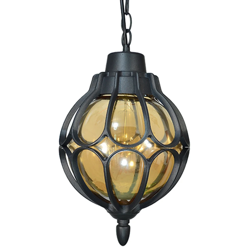 

Home Anti Rust Outdoor Hanging Ceiling Decoration Garden Courtyard Vintage Easy Install Aluminum Pendant Light Waterproof