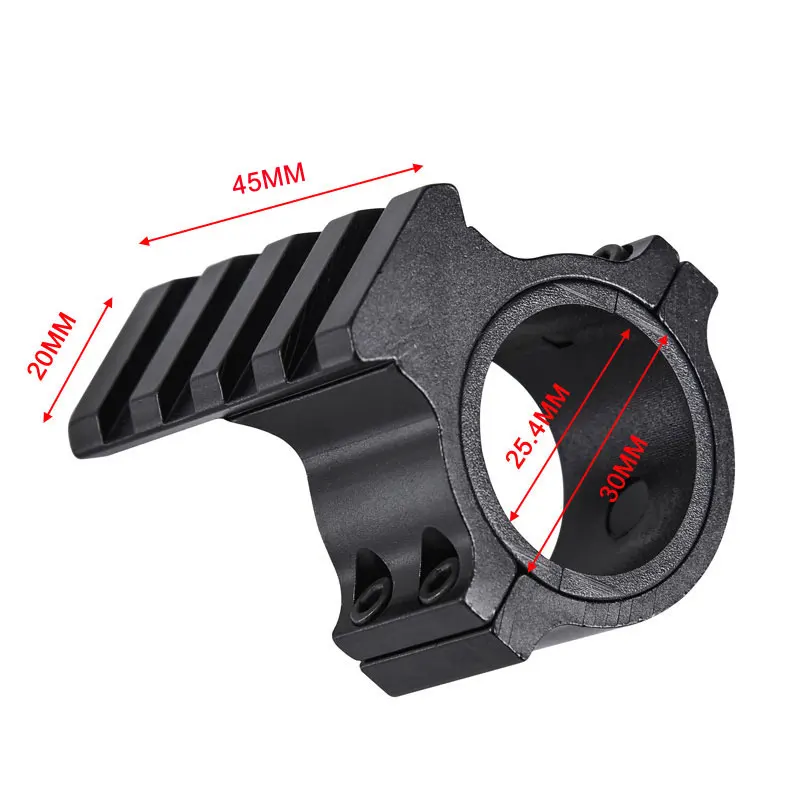 

Single Piece Scope Mount Double Rings 1"/ 25.4mm 30mm Flashlight Mount Hunting Scope Accessories With Top 20mm Picatinny Rail