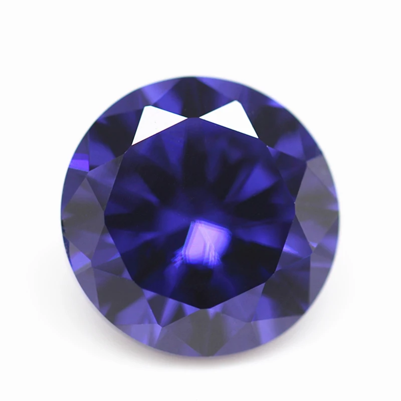 1.0~10.0mm AAAAA Various Color Loose Cubic Zirconia Stone Round Brilliant Cut CZ Stone Synthetic Gems For Jewelry Free Shipping