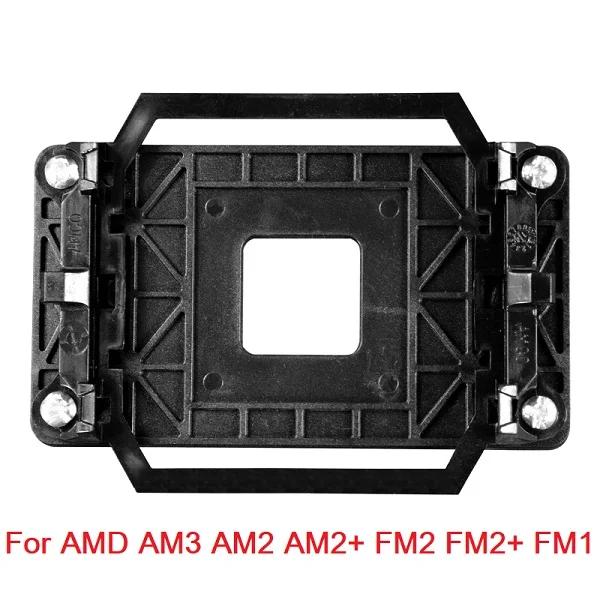 Для гнездо для материнской платы AMD AM4/AM3/AM2/AM2+/FM2/FM2+/FM1/940 Процессор кулер основание кронштейна Процессор вентилятор Пластик стенты поддерживающих колесиков выполнены Рамки Рамка - Цвет: AMD bracket