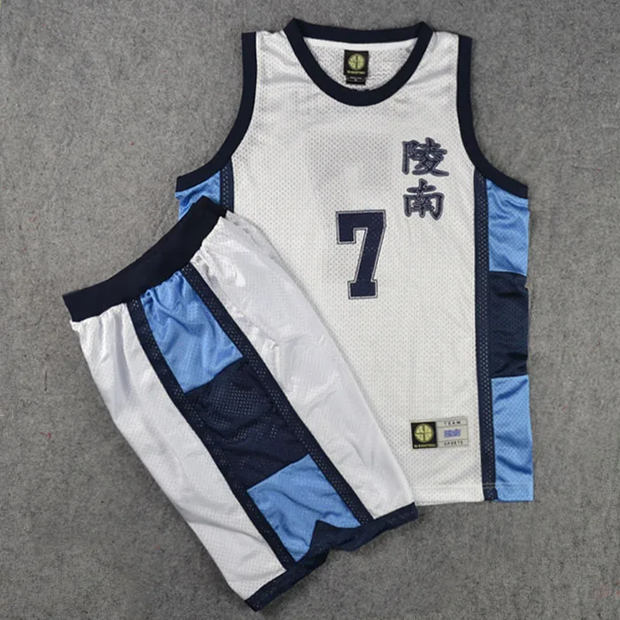Anime SLAM DUNK Shohoku Ling South High School Sendoh Akira Jersey Shirt Sports Wear Uniform Jersey Cosplay Basketball Team