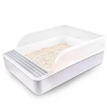 

Cat Sand Pot Fully Semi-closed Splash-proof Cat Toilet Large And Small Cat Dung Pot Kitten Sand Pot And Cat Pot Supplies