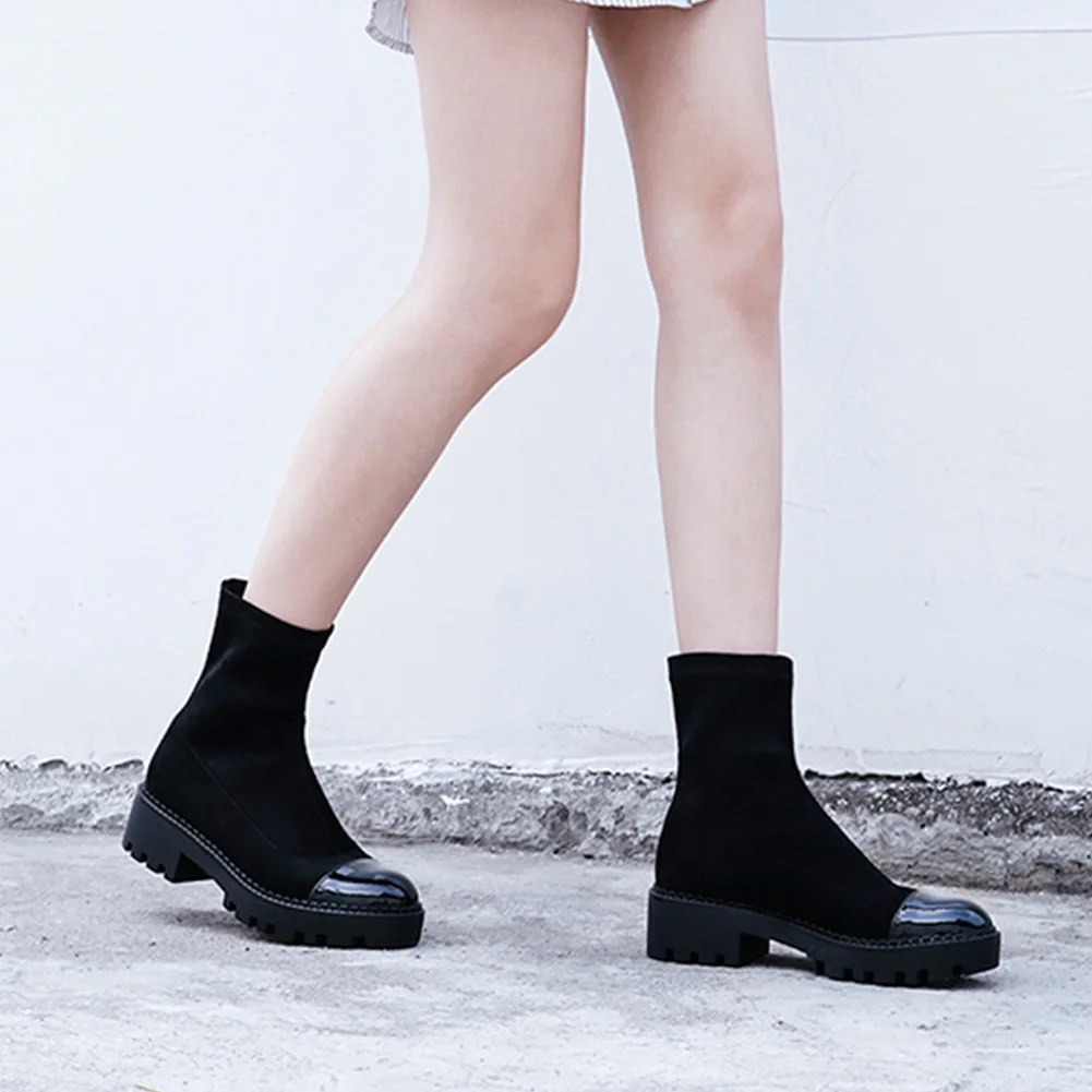 Doratasia/ г.; модные ботинки в байкерском стиле; фирменный дизайн; Качественные ботильоны; женская обувь; крутая Уличная обувь; женские носки; женские ботинки