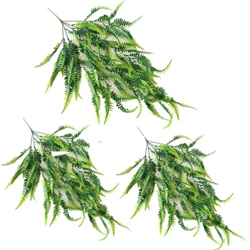 

Artificial Persian Rattan Fake Hanging Plant Faux Greenary 3Pcs