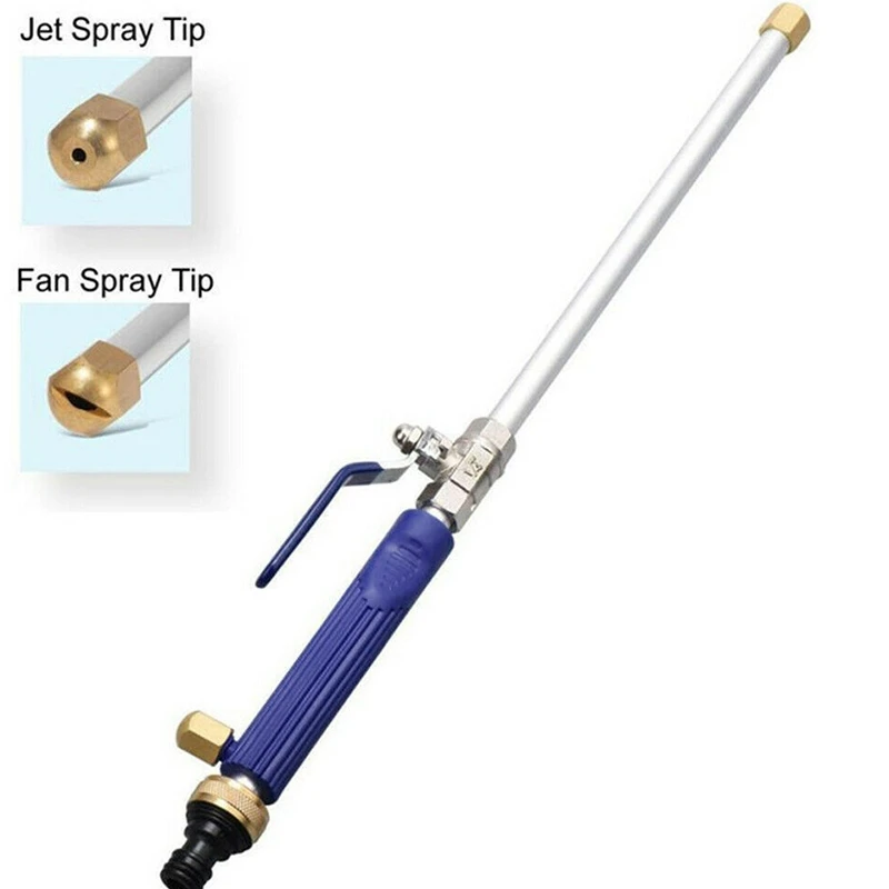 Jet Power Washer 39 Inch Extendable Flexible Deep High Pressure Car Washing Wand Garden Water Hose Sprayer Nozzle Tips Attachmen