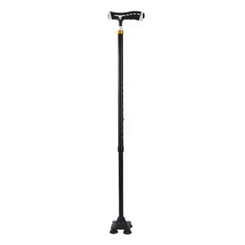 

Old Man Telescopic Walking Stick Old Man Walking Stick Four Foot Walking Stick Cane Four Feet Non-Slip Walking Stick