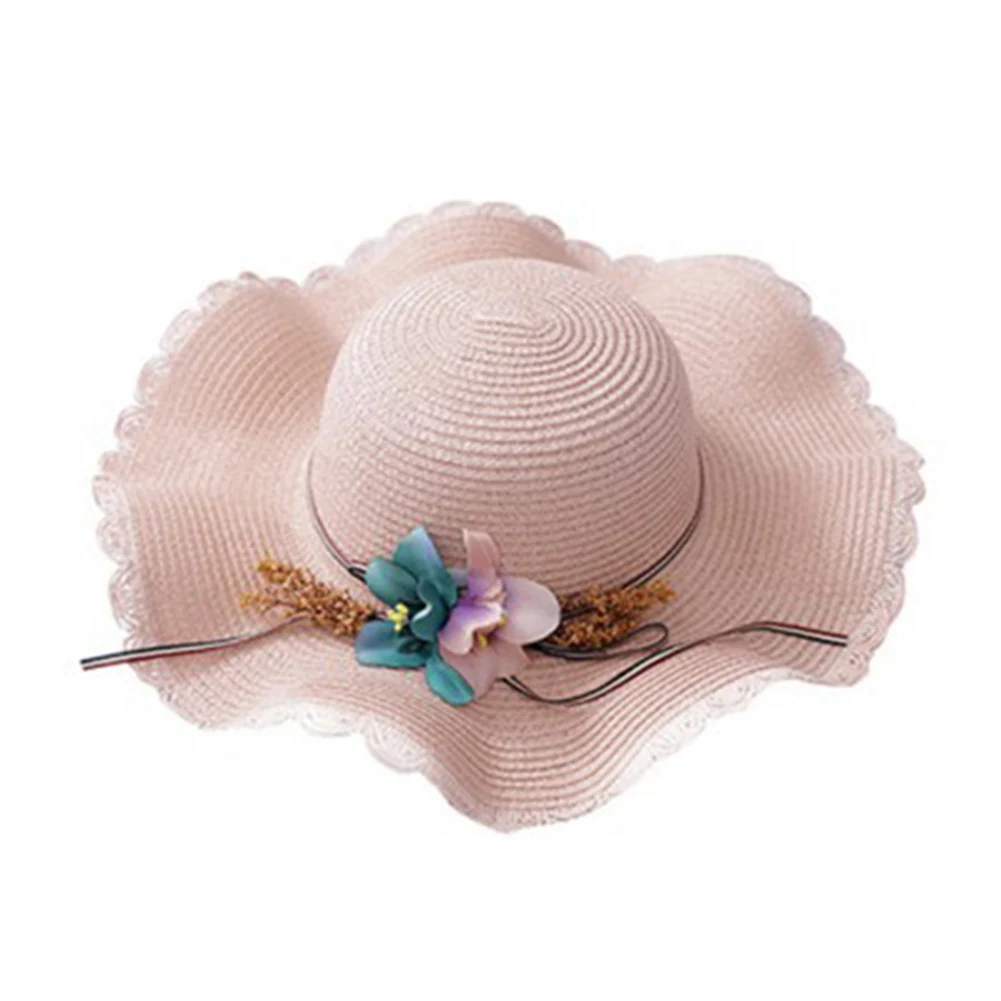 Sombrero mujer verano модная Заколка-цветок для девочек соломенное плетение с широкими полями летняя пляжная шляпа широкополая шляпа от солнца Шляпа новая sombreros de Плайя