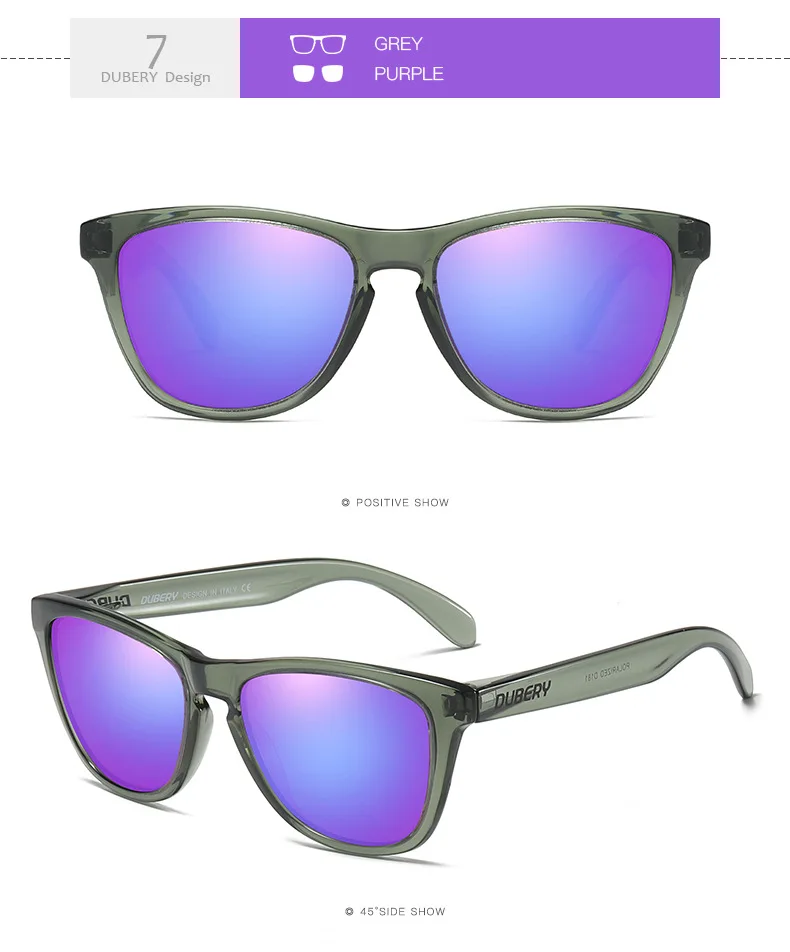Dubery D181 Polar Vision Поляризованные Ретро спортивные солнцезащитные очки