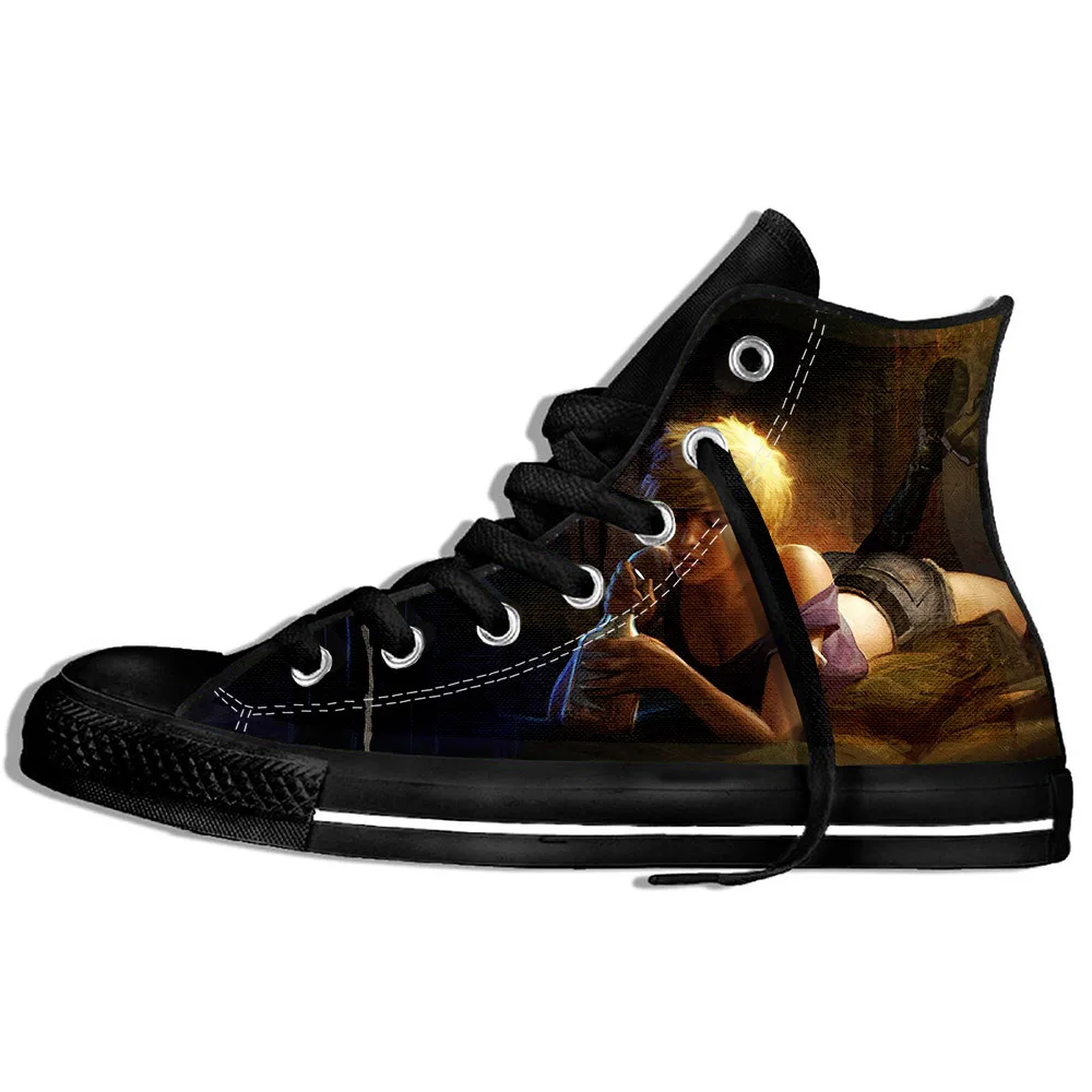 Silent Hill 1 Горячая Мода Печать высокие кроссовки Silent холм унисекс Повседневная легкая обувь - Цвет: Silent Hill 1