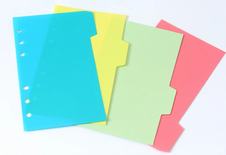 6 отверстий А5 А6 цветной блокнот сплошной цвет страницы внутри бумаги для планирования милый блокнот соответствующие канцелярские принадлежности