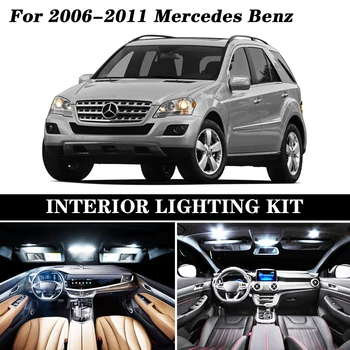 

21pcs LED interior light Kit For 2006-2011Mercedes Benz M ML class W164 ML320 ML350 ML420 ML450 ML500 ML63 AMG License plate