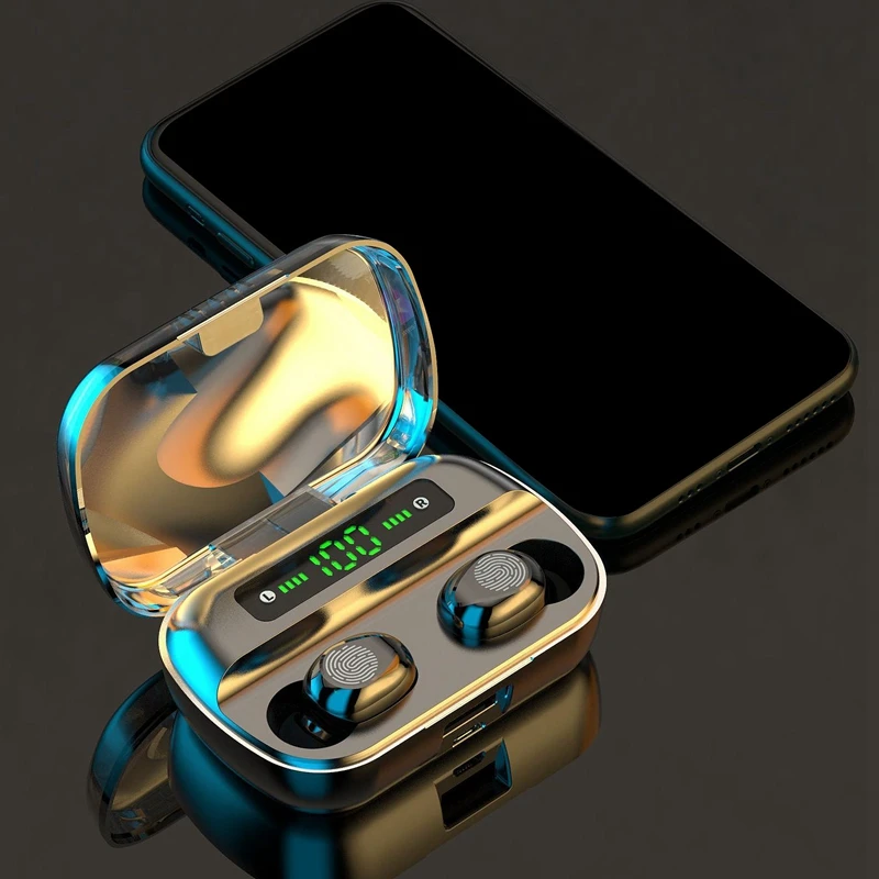 F9 Bluetooth Headset Binaural Sports Bluetooth TWS Bluetooth Power Display Wireless Bluetooth Headset TWS