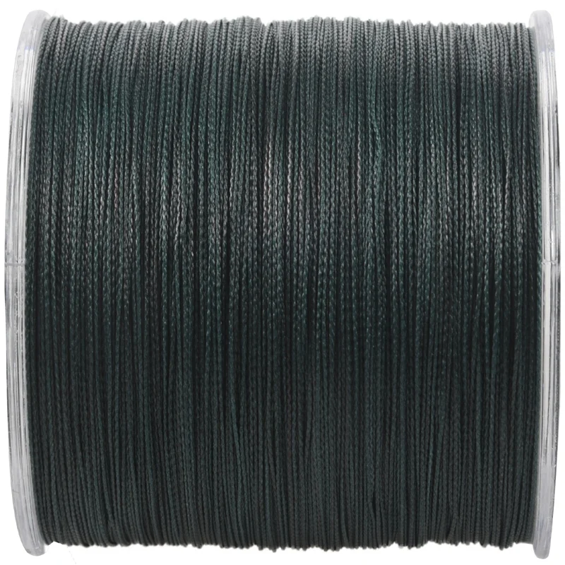 500M 50LB Colorful 4 Strands Multifilament PE Braid Fishing Line (Green)