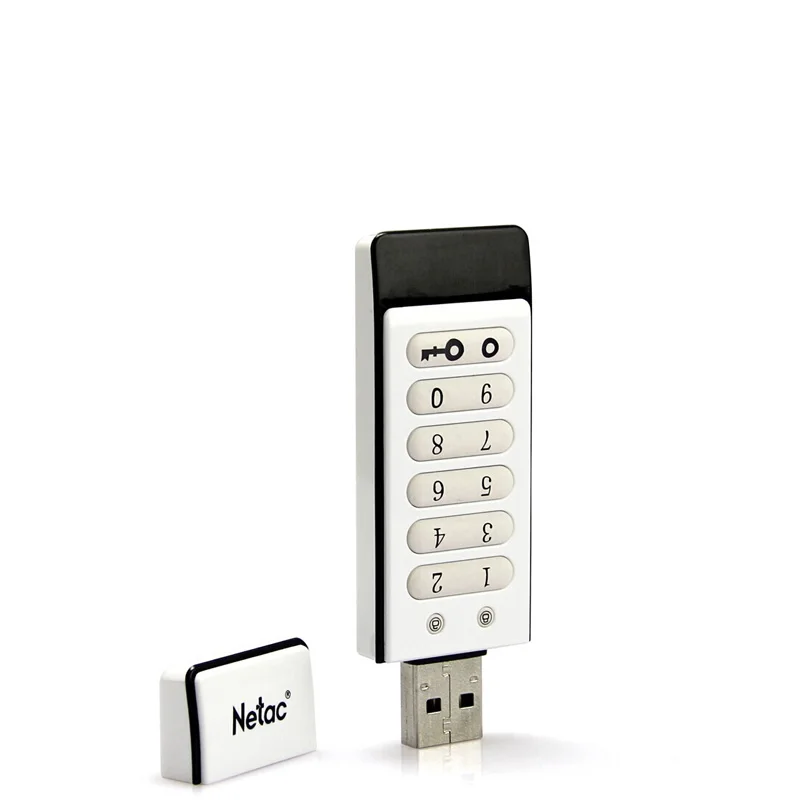 usb флешка Клавиатура Netac с зашифрованным usb-накопителем 16 ГБ 32 ГБ 64 ГБ USB2.0 аппаратный компактный накопитель с шифрованием U618 U-SAFE карта памяти 32 Гб диск флешки